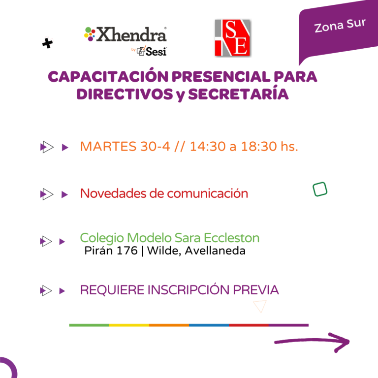 Capacitación presencial en el Colegio Modelo Sara Eccleston.